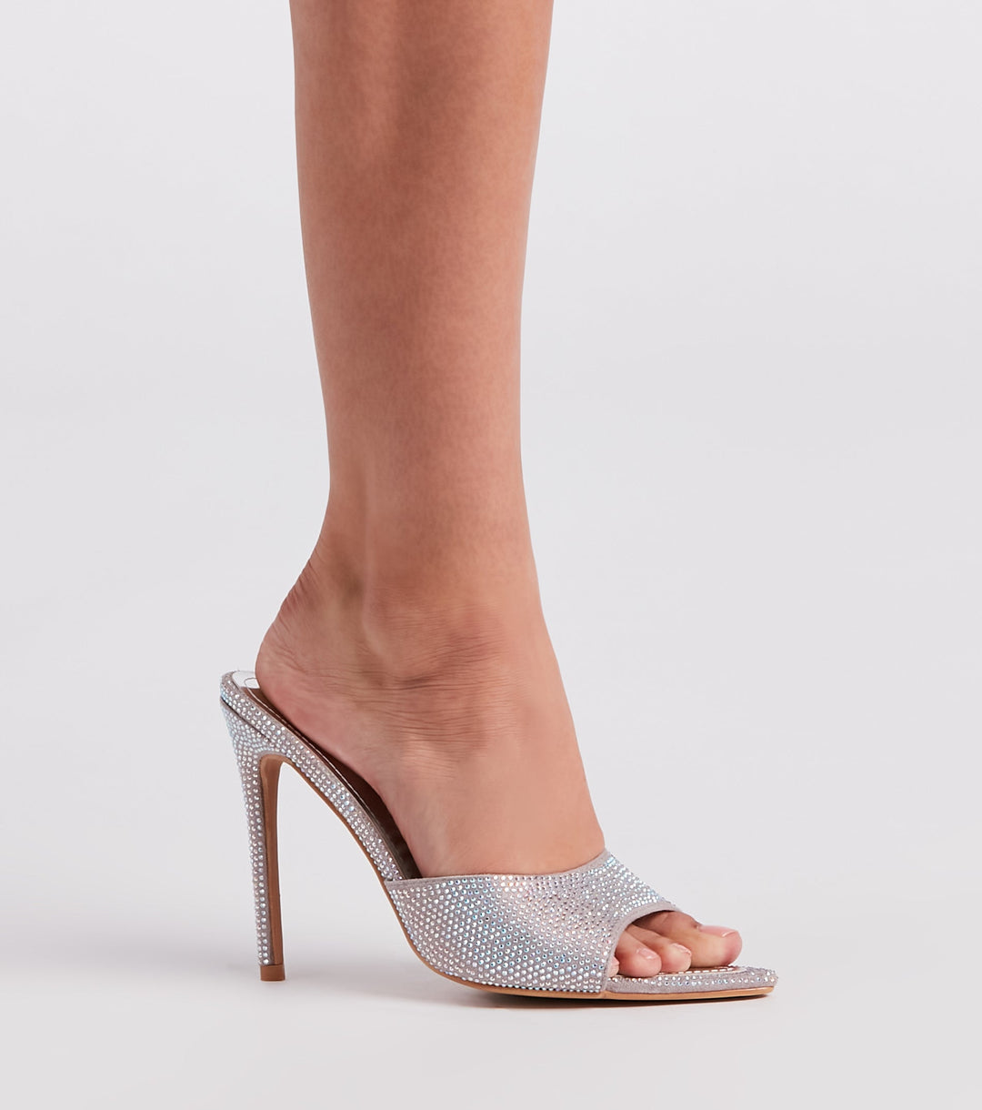 Betover In Strass Stiletto Mules