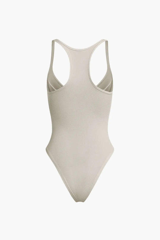 Celia - Dames Bodysuit met Diepe V-Hals
