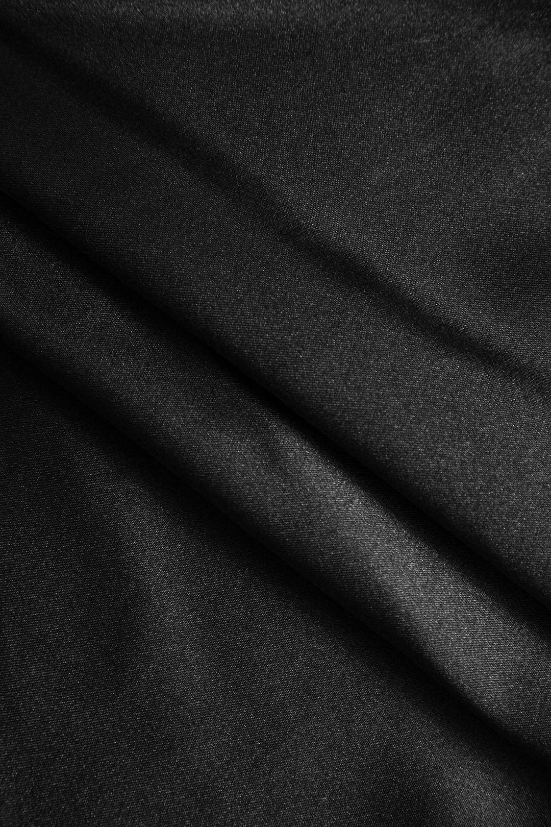 Satin Rugloze Ceintuur V-hals Mini Jurk