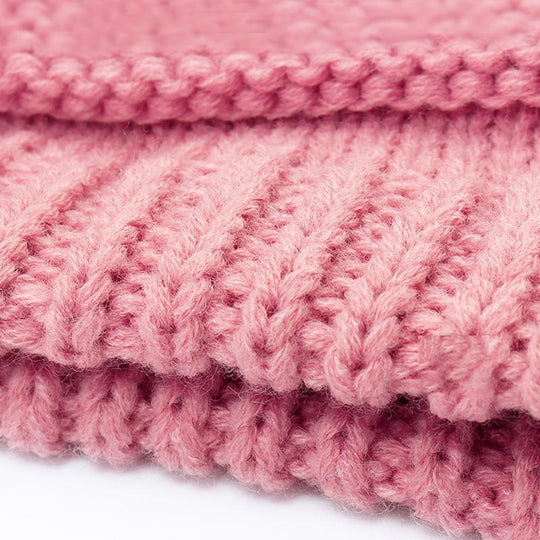 Gebreide Muts met Opening voor Paardenstaart | Ideaal voor het Koude Seizoen