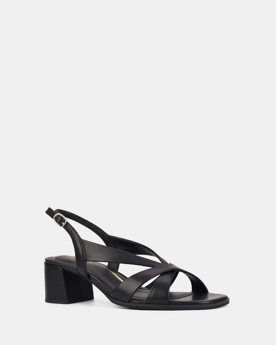 Kaboo | Sandalen | Zwart | Leer | Verstelbaar | Comfortabel | Chic