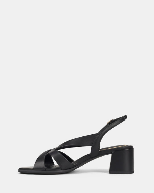 Kaboo | Sandalen | Zwart | Leer | Verstelbaar | Comfortabel | Chic