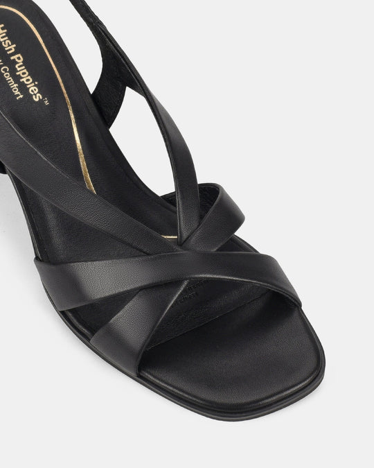 Kaboo | Sandalen | Zwart | Leer | Verstelbaar | Comfortabel | Chic