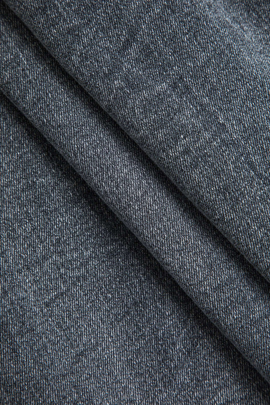 Denim Haltertop met Strikdetail en Minirok Set