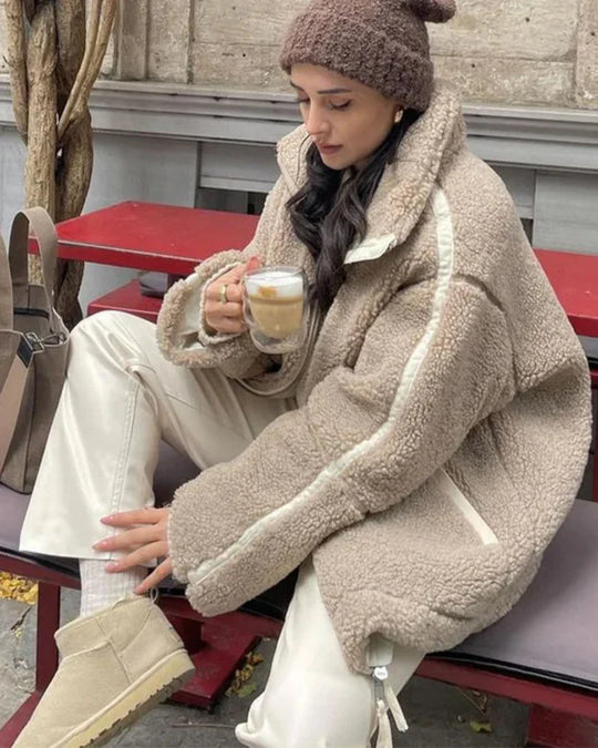 Teddy Fleece Jas Luna | Warmte en Stijl