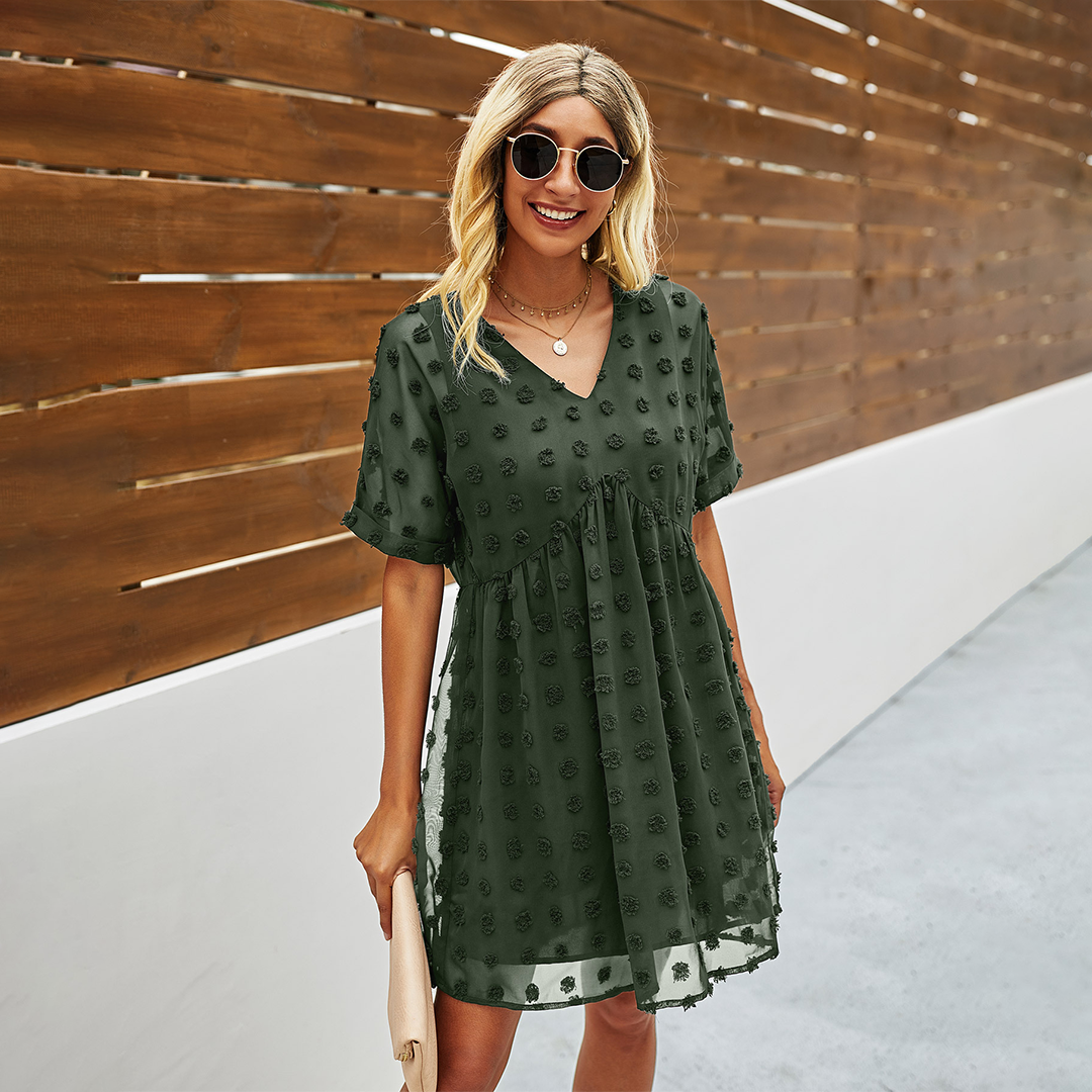 Alice - Tijdloze Casual Charm Dames Mini Jurk