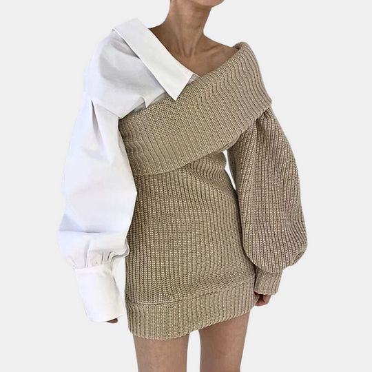 Roise Elegante en Warme Damesjurk