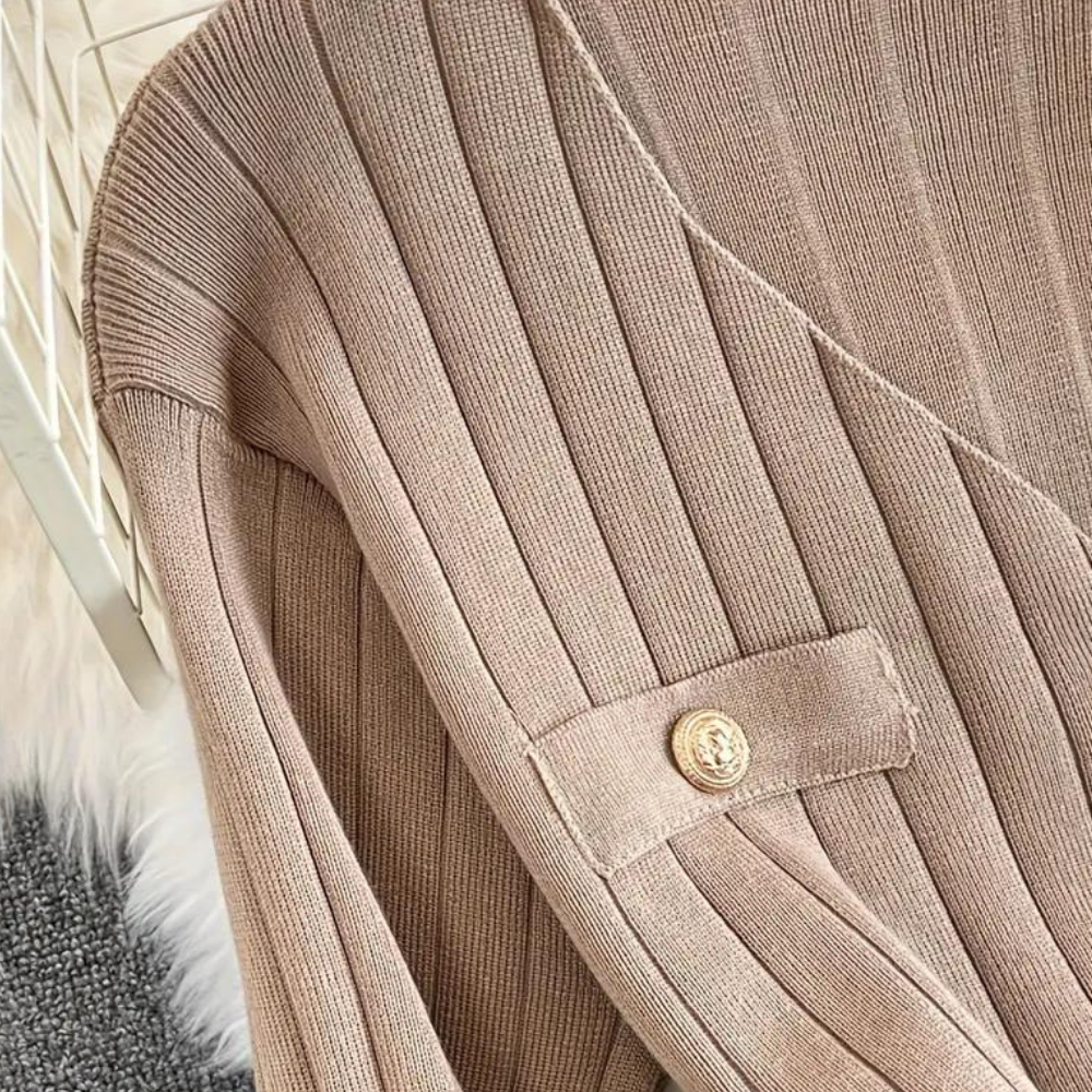 Mirelle - Stijlvol Dames Strikset in Drie Stukken | Elegant & Comfortabel