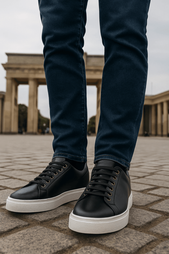 Enzo | Heren Sneaker van Leer