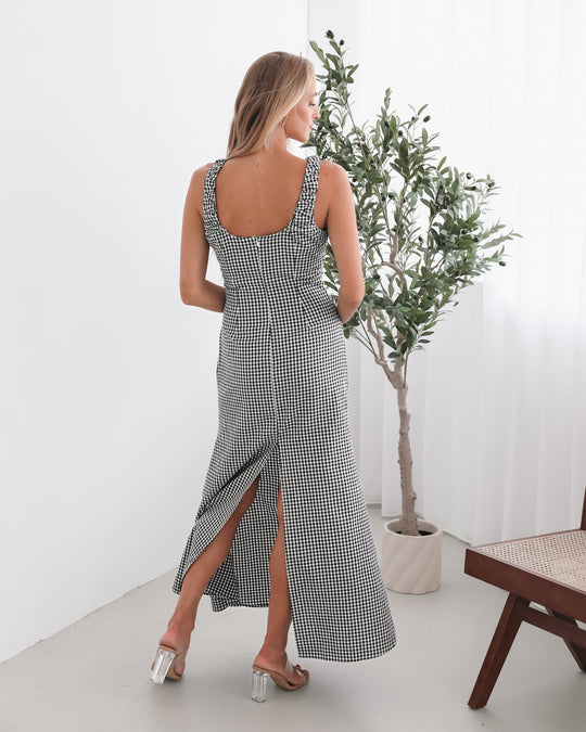 Dames | Patrizia Jurk | Brede Banden | Ronde Halslijn | Fit-and-Flare | Maxi Lengte