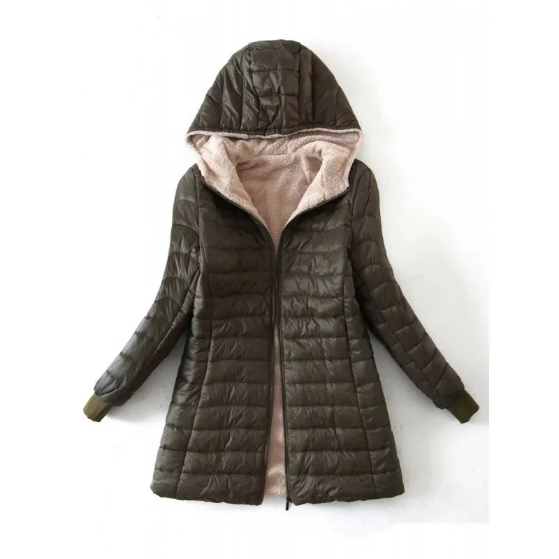 Dames Winter Fleece Jas | Met Capuchon