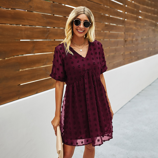 Alice - Tijdloze Casual Charm Dames Mini Jurk