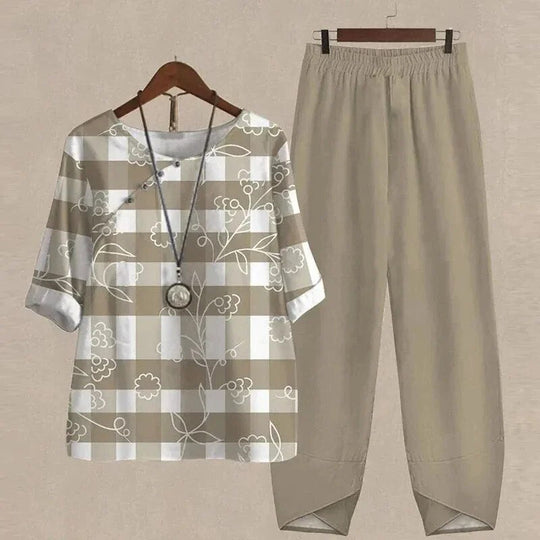 Noa - Trendy Bedrukte Outfit met Comfortabele Pasvorm voor Elke Dag