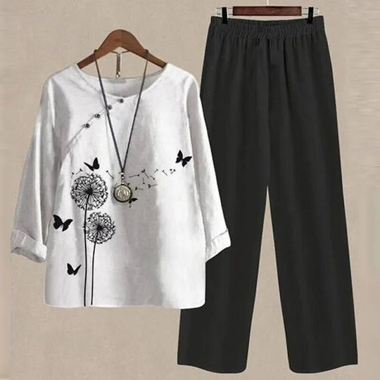 Noa - Trendy Bedrukte Outfit met Comfortabele Pasvorm voor Elke Dag