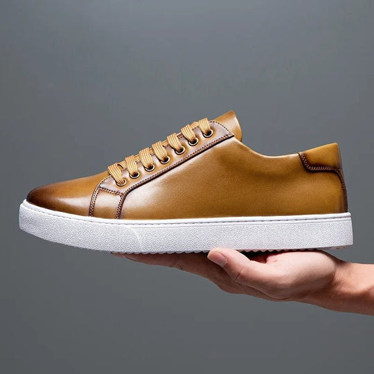 Enzo | Heren Sneaker van Leer