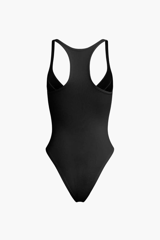 Celia - Dames Bodysuit met Diepe V-Hals